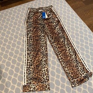 Adidas Leopard pants size small